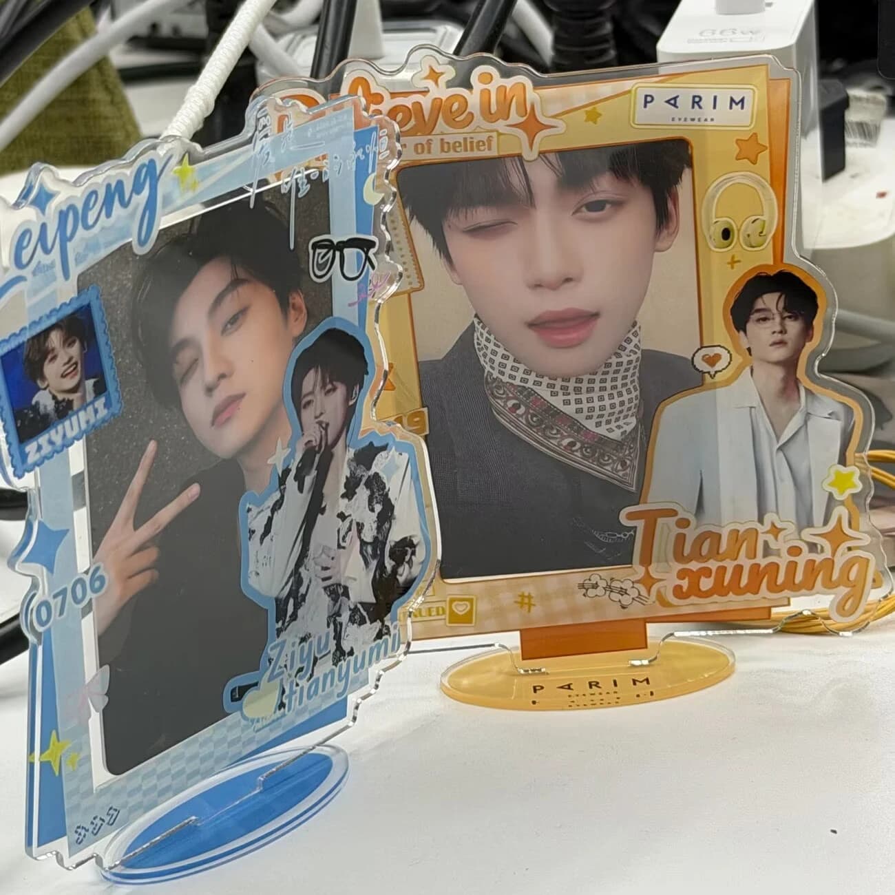 Ziyu Tian Xuning Pai Limeng Paired Card Insertion Card Standing Photo Frame 3-inch Small Card Storage and Placement