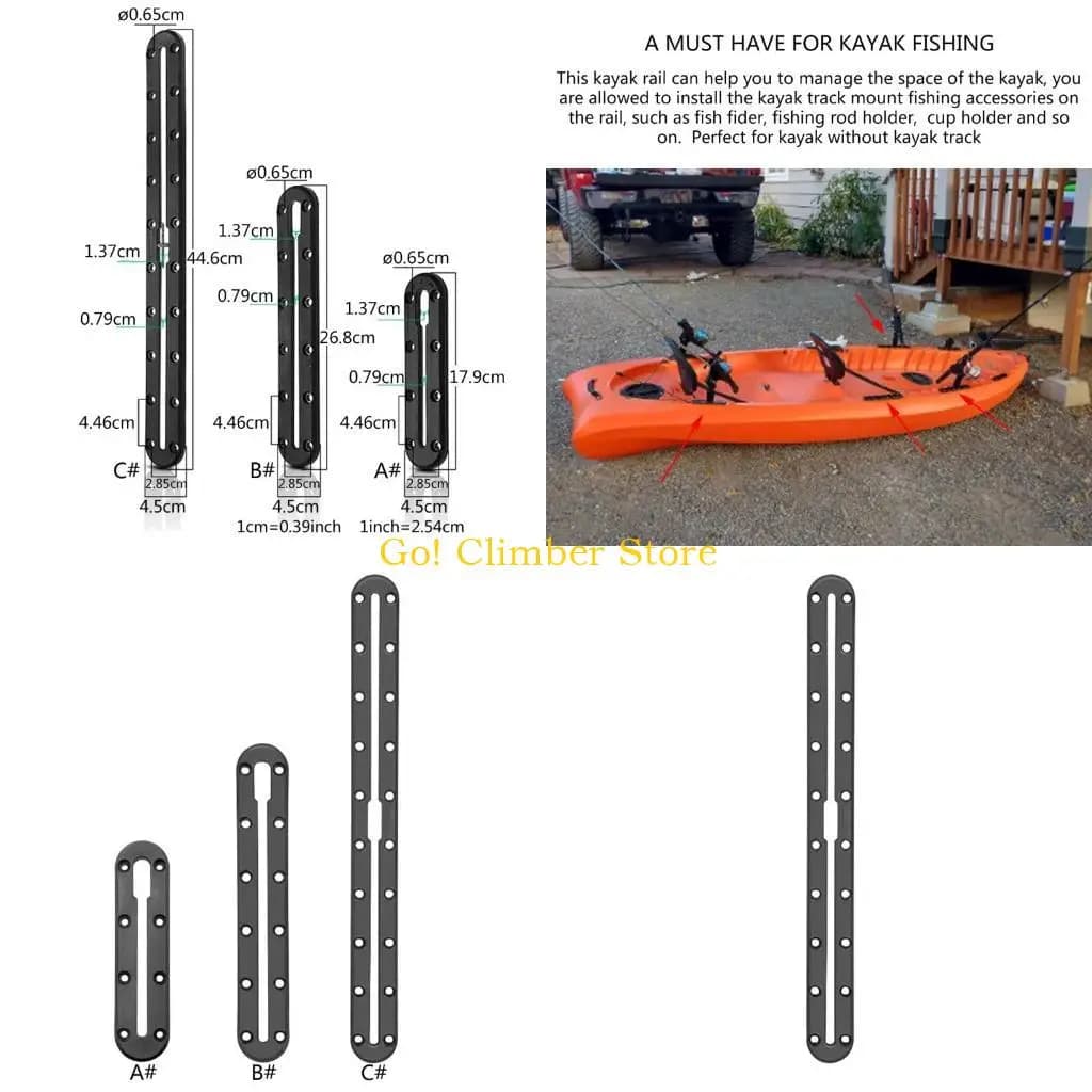 Q84C FACILE da installare Kayak Track Holder Paddle Clip Haster Funte Track