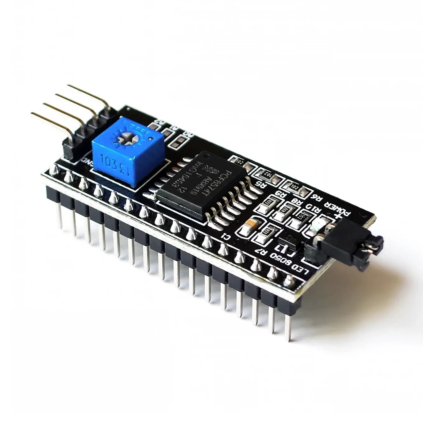 Retroilluminazione regolabile del modulo di interfaccia IIC I2C TWISPI Modulo scheda seriale Porta 1602 Display LCD per Arduino