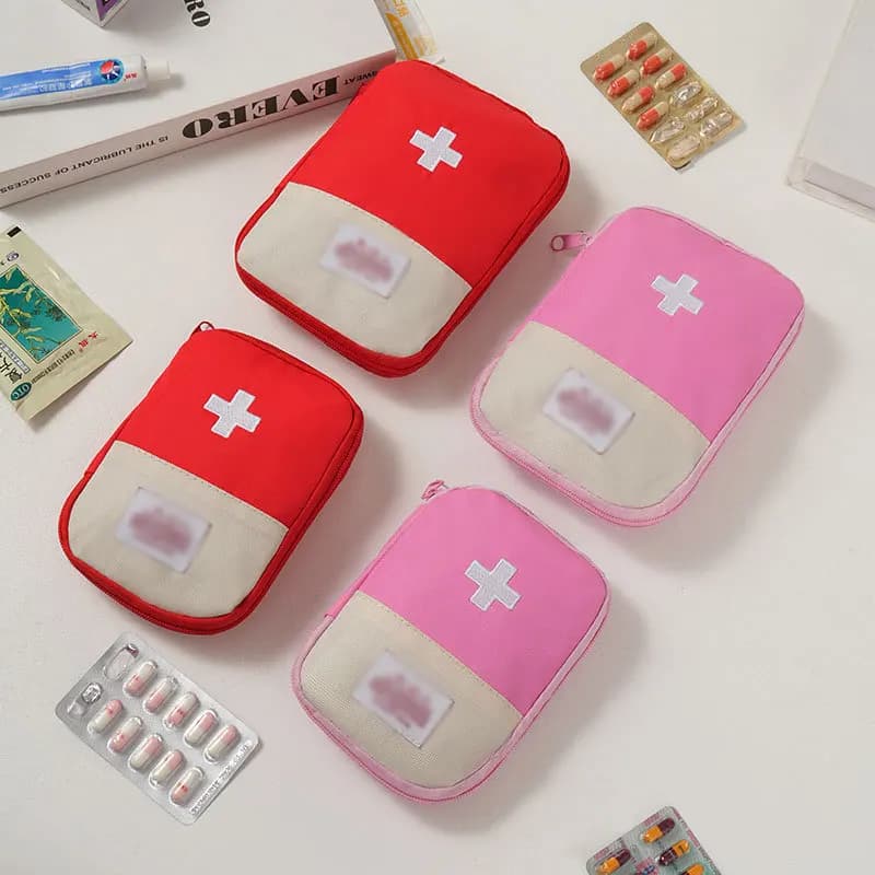 1/2/3pcs First Aid Kit Pouch Home Medicine Storage Bag for Outdoor Travel Medical Bag Emergency Survival Kit