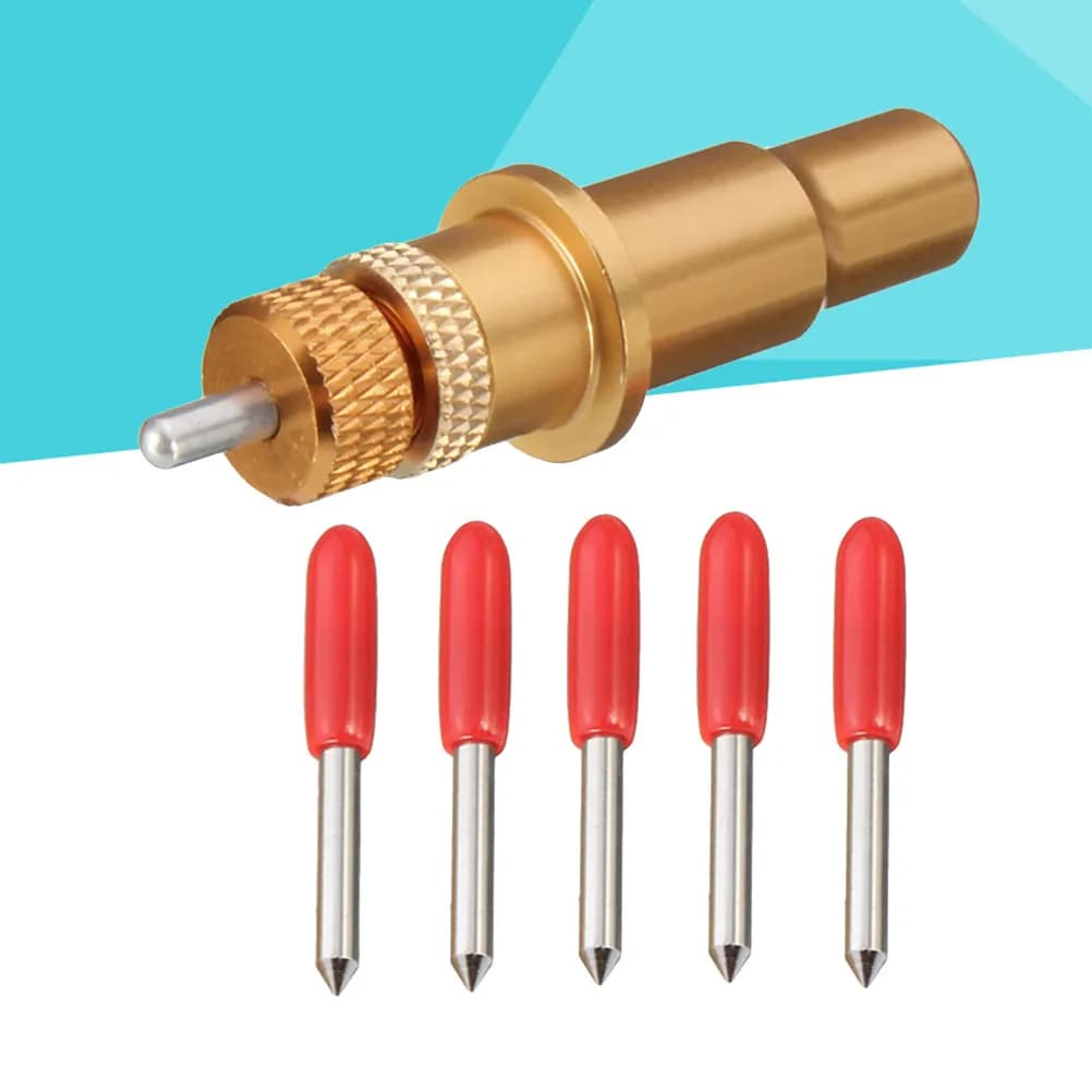 6Pcs Holder Jewelry Tools Cutter High Precision Tungsten Steel Blades Wood PVC Mdf Polishing Cutting Plotter Vinyl