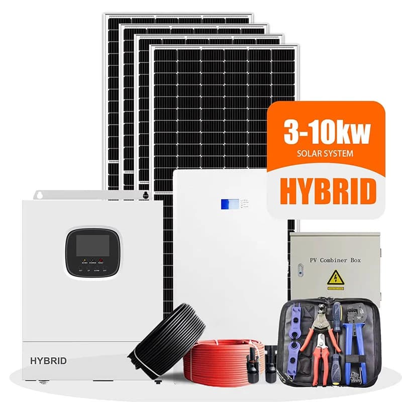 Hybrid Solar Panel Kit 1000W 3KW 5KW 8KW 10KW Complete Solar Energy Power System for Household Backup and Outdoor Power Supply