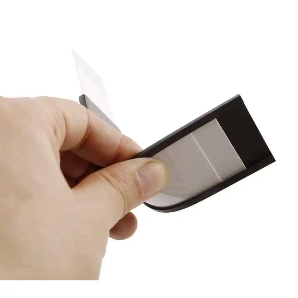 30 pezzi 76x25mm con carta in PVC con profilo C Porta etichette magnetico Magnete a canale Etichetta magnetica a forma di C