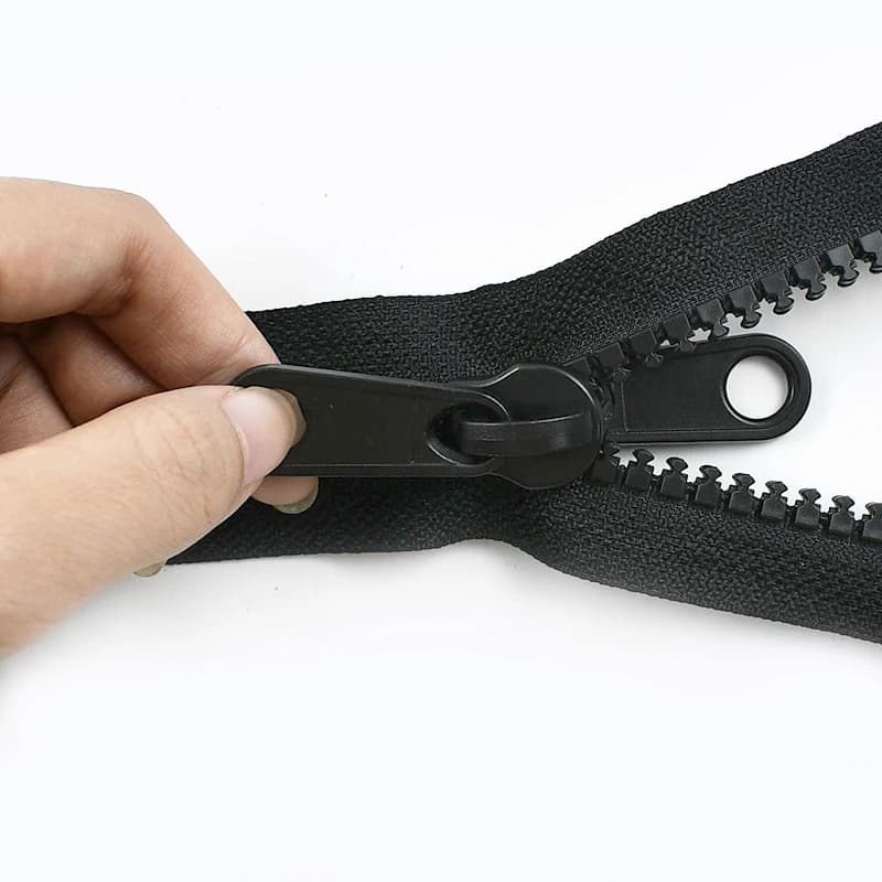 1 pezzo 60-300 cm 5 # 8 # 10 # Cerniere in resina a doppio lato Imbottiture Zip per borse da cappotto Tenda da esterno Chiusura per vestiti Cerniera Riparazione Accessori fai da te