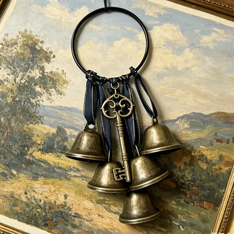 Witch Wind Chime Pendant, Protective Hanging Ornament for Door Handle, Window & Home Decoration