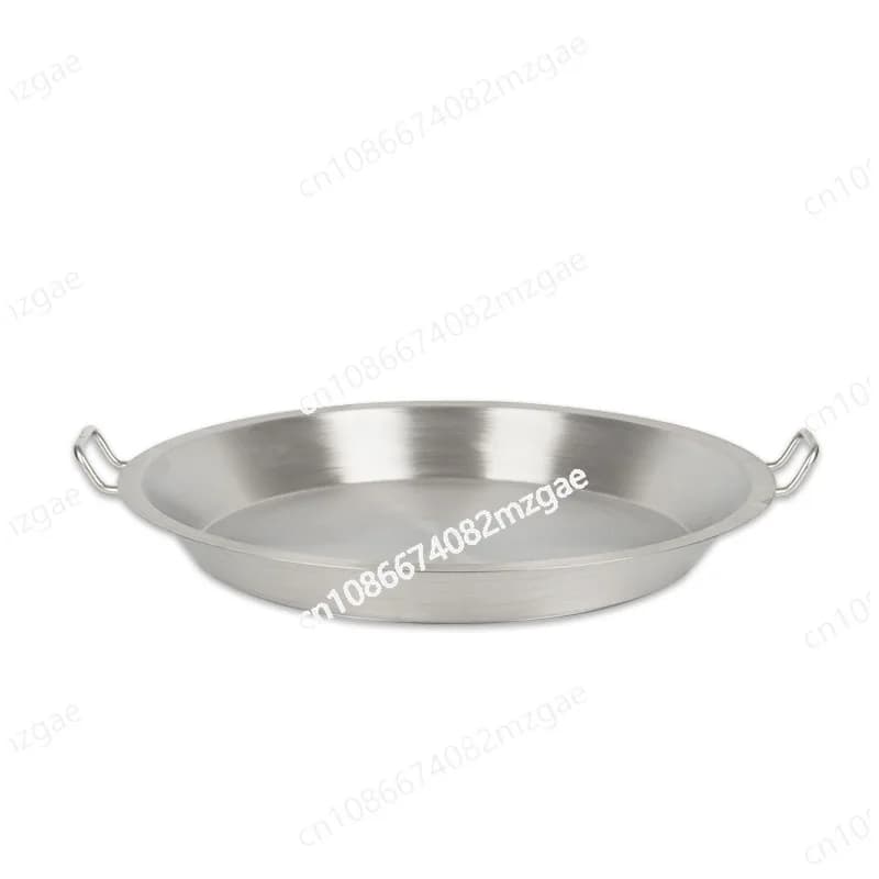 Stainless Steel Commercial Plate with Multilayer Base, Steel Surface without Coating for Pancake, Steaks and More