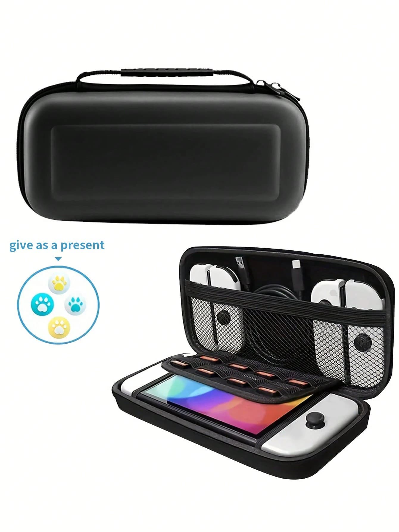 Borsa portaoggetti Borsa impermeabile e anticaduta Borsa portatile per console di gioco NS per Nintendo Switch