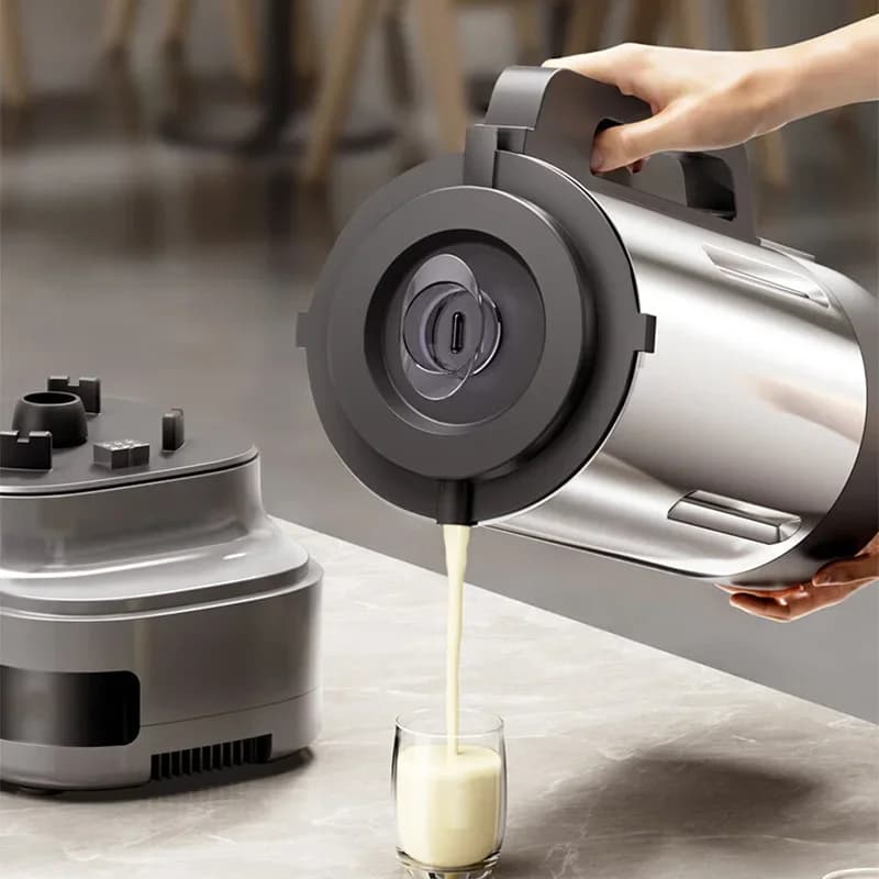 6/10L Commercial Fully Automatic Soy Milk Maker, 220V Countertop High-Speed Blender, No Residue/No Cooking Required