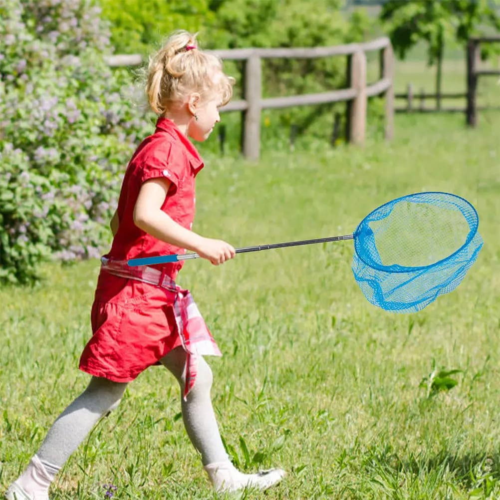 Set of 4 Networks for Capture Insects with Retractable Auction, Fishing Network and Collection of Butterflies for Children