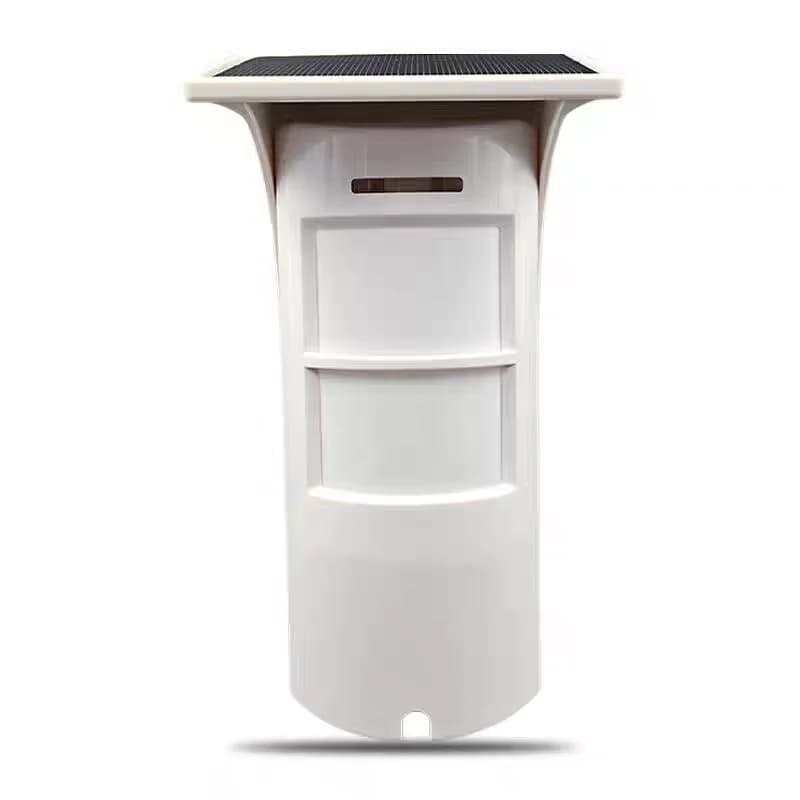 433MHz EV1527 Solar Wireless Outdoor Motion Sensor IP65 Waterproof 2PIR+Microwave 3Tech Pet Immune Detector 108° 12M Detection
