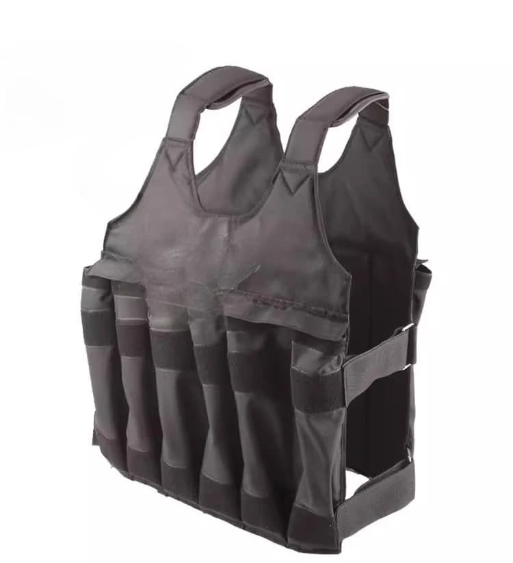 Three-piece vest with 70 kg invisible steel plate, leggings, arms, adjustable weight