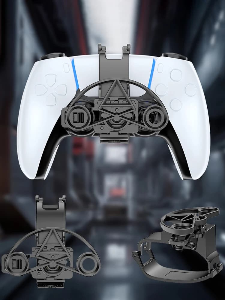 Mini Volante con Impugnatura per Controller Sony PS5, Accessori per Giochi, Volante da Corsa Stampato in 3D, Accessori di Ricambio Ausiliari
