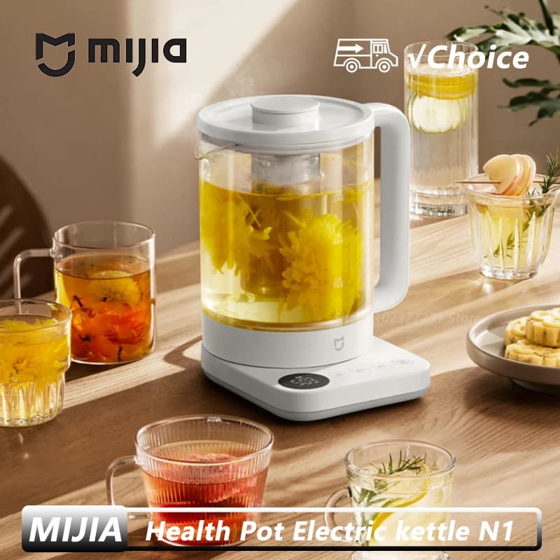 NEW XIAOMI NORMA MIJIA Multifunctional appliances Health Pot Electric kettle N1 800W 304 Stainless Steel Heat Conservation