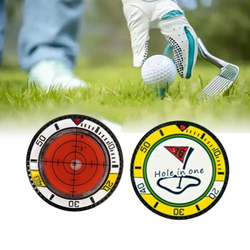 Livella di Precisione per Golf, Marcatore di Palla Trasparente, Misuratore di Pendenza, Strumento di Allenamento Facile da Usare
