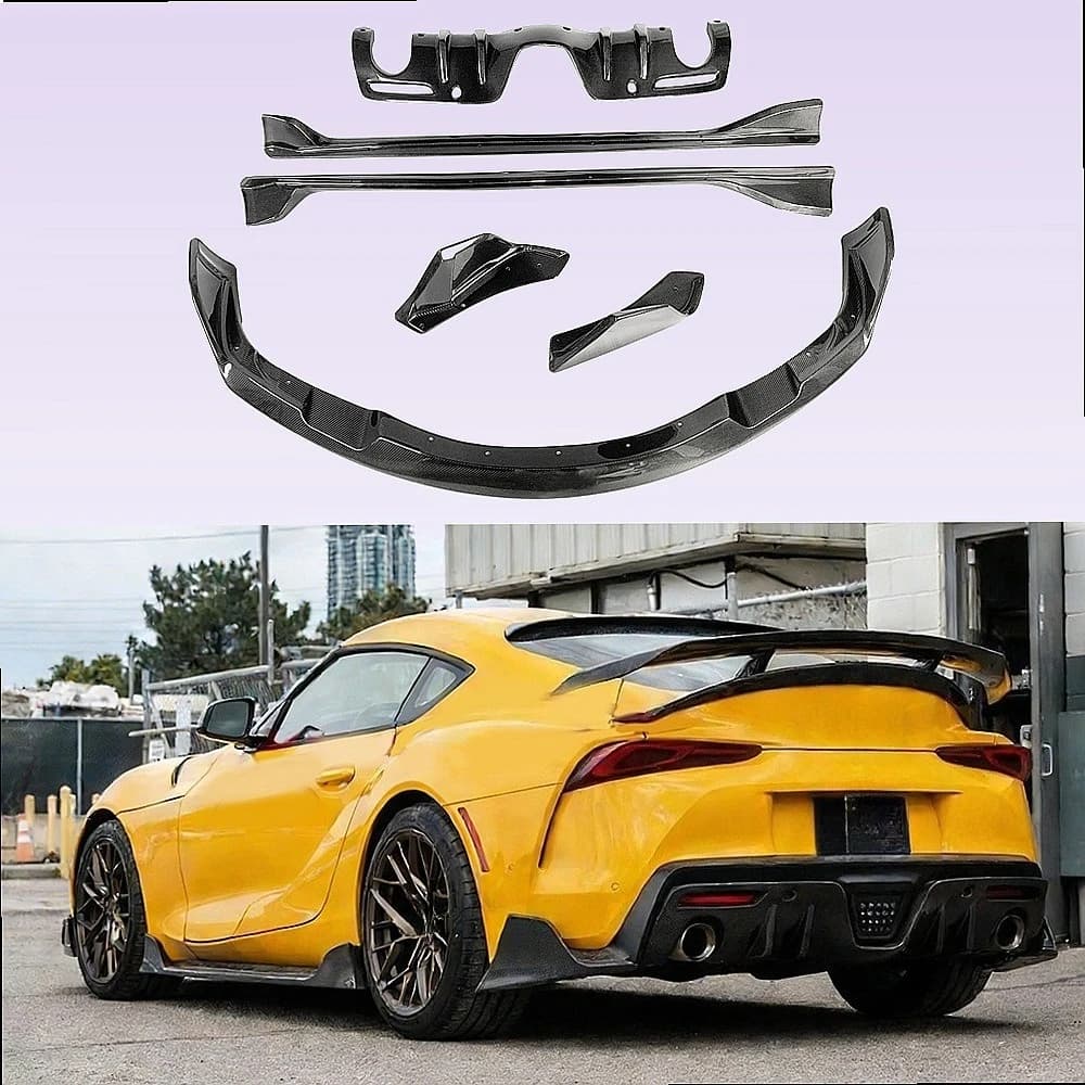 AG Style Bodykit for A90 A91 Side Skirts Diffuser Lip