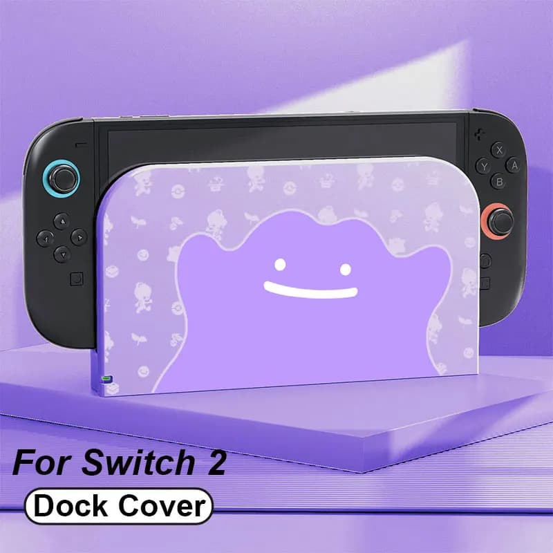 Cover Protettiva Frontale Decorativa di Ricambio Edizione Limitata Pokopia per Dock TV Nintendo Switch 2