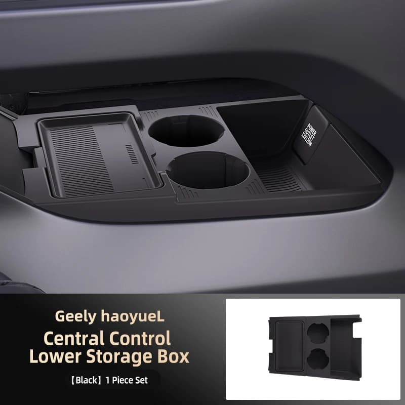 Compatibile con Geely Haoyue L 2025, Organizzatore Personalizzato per Vano Portaoggetti Inferiore della Console Centrale, Accessori Interni Auto