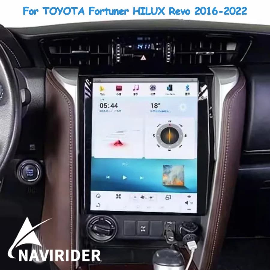 Schermo da 12.1 pollici Android 15 Multimediale Stereo Per TOYOTA Fortuner HILUX Revo 2016-2022 Autoradio GPS Carplay Lettore Video Per Auto