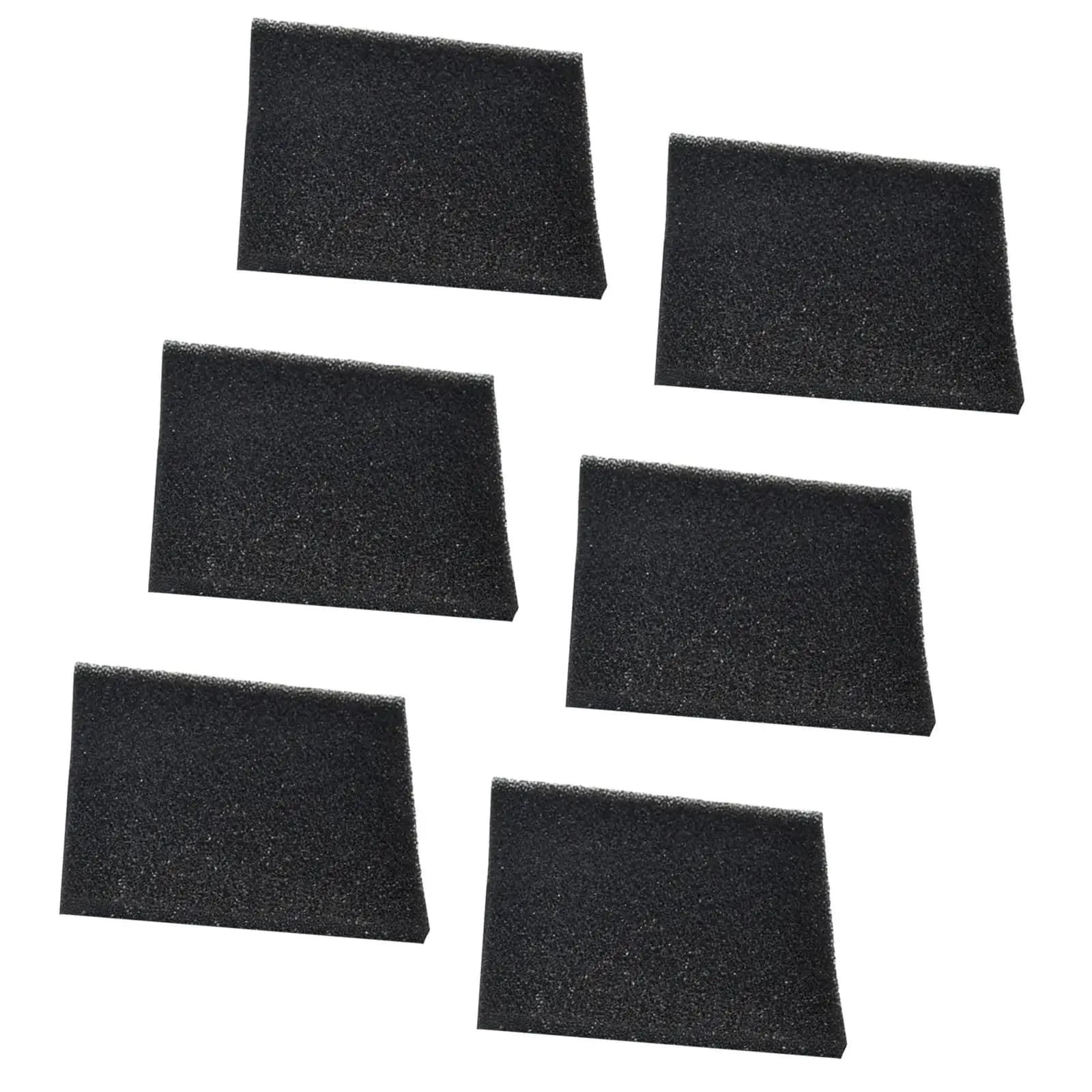 6x Filtri per contenitori per compost Filtri per secchi per compost Fogli Pezzi di ricambio Filtri assorbenti odori quadrati extra spessi per scarti da cucina