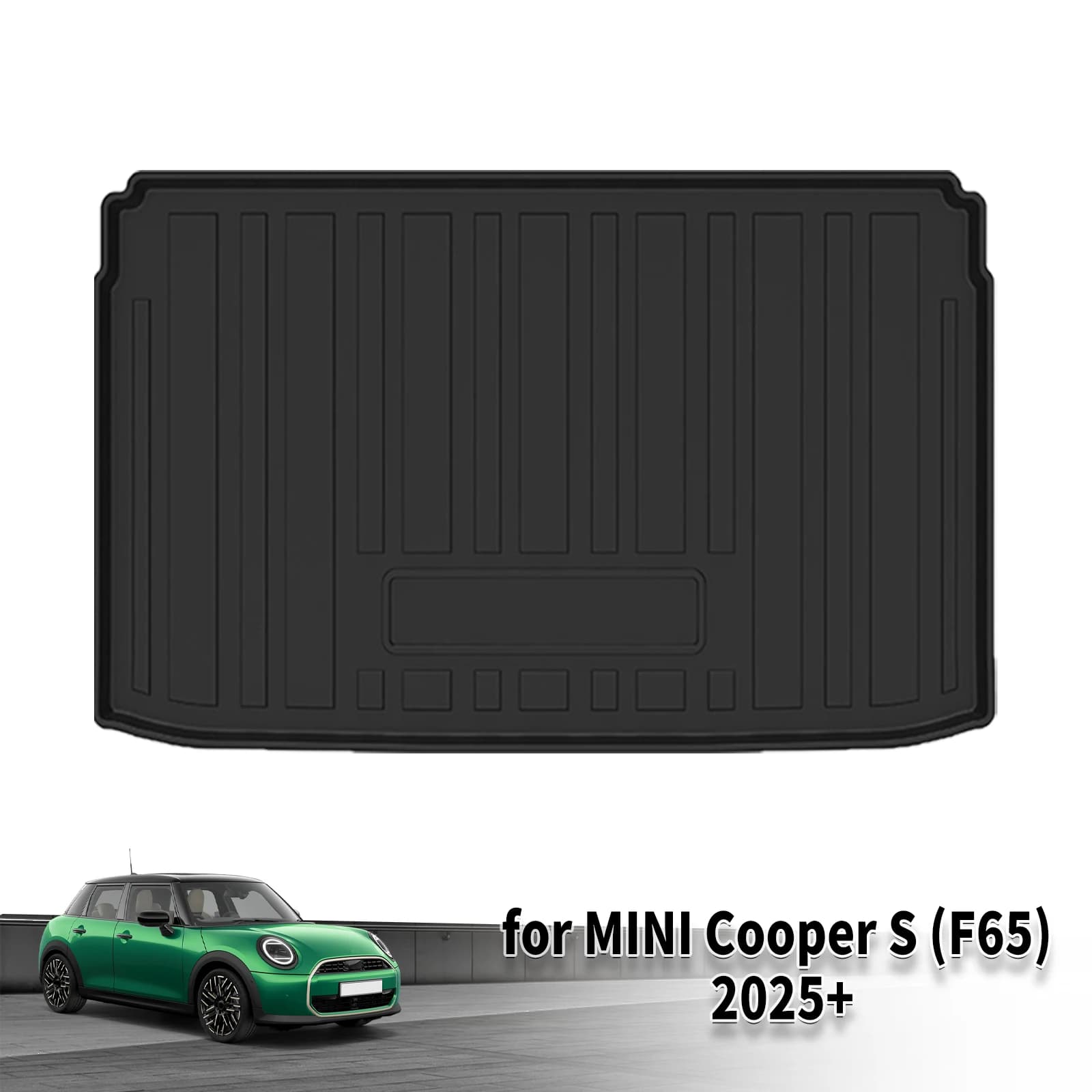 for MINI Cooper S 5‑Door F65 Fuel Version 2025 2026 TPE Car Floor Mats & Trunk Mat Protector Easy Clean Car Accessories
