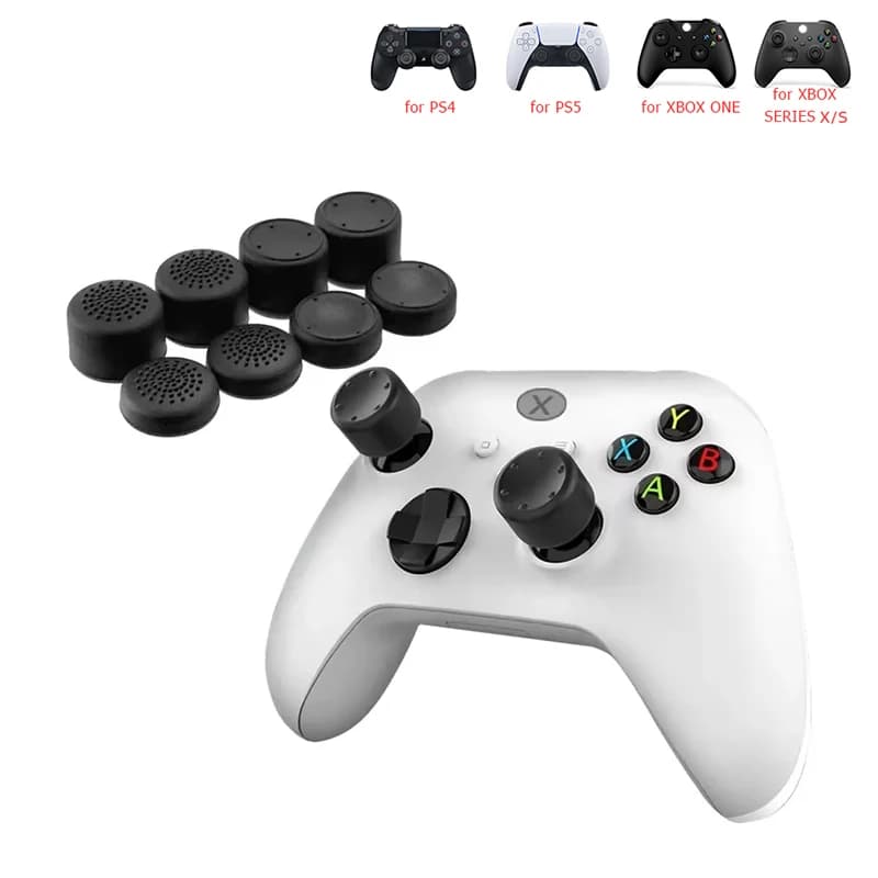 Tappo per impugnatura per pollice controller da 8 pezzi per accessori Xbox Series X/S per tappo in gomma analogica antiscivolo in silicone PS5