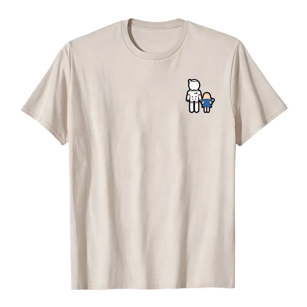 T-shirt Pragmata Game Design a maniche corte in cotone, t-shirt alla moda unisex, streetwear con stampa grafica, magliette morbide e larghe con scollo a O