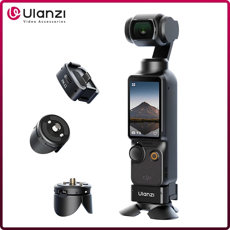 Ulanzi Pocket 3 Mini treppiede/Base di localizzazione Arri per DJI Osmo Pocket 3