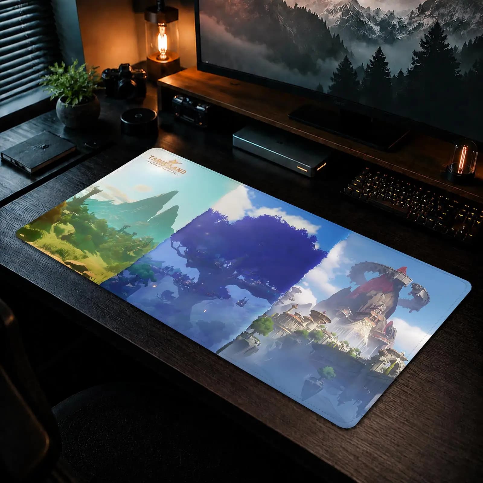 Tarisland Mouse Pad Gaming office Non-slip Desk Mat Diy Mousepad Large Game Keyboard overlock