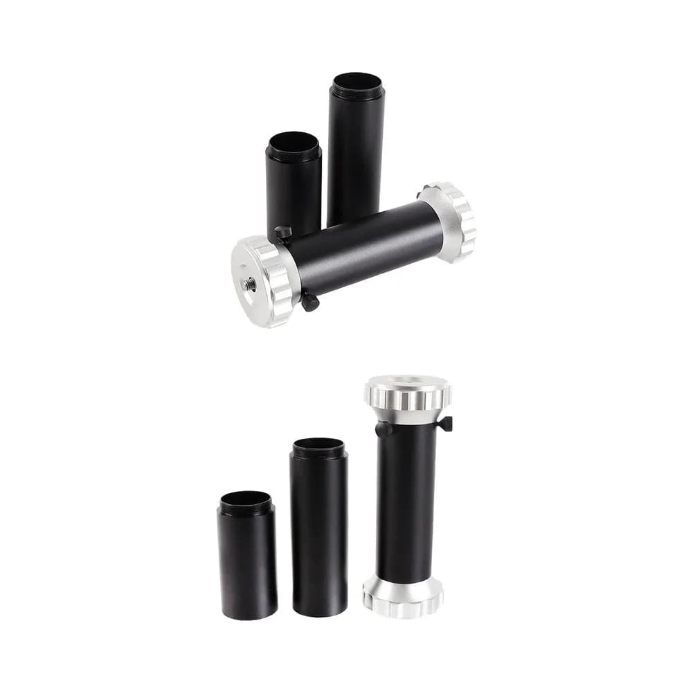 Tripod Extension for Astronomical Telescope Mounting 3/8 inch Interface 40 cm Max Extension Height Smooth Rotation Support
