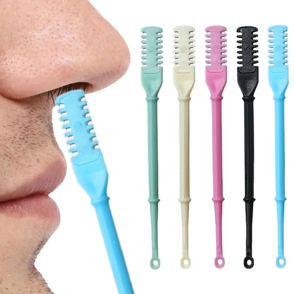 New 360 Rotating Nose Hair Trimmer Portable Washable Head Nose Hair Clipper Manual Multifunction Hair Cutter for Women