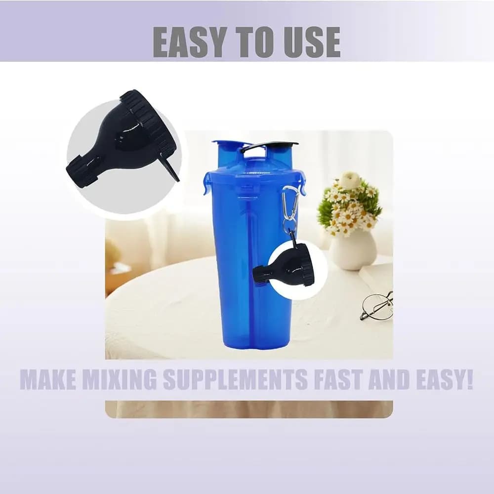 Universal Dust Protein Container without BPA Supplies for Laptop Training Powder Protein Holder 50 ml shaker cup