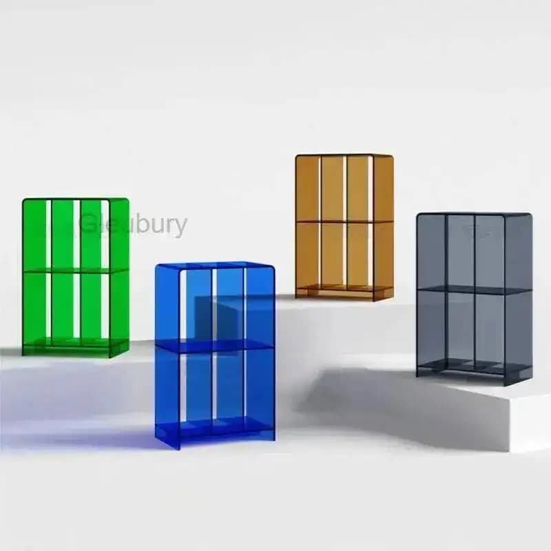 Elegante Scaffale Libreria Moderna Nera a Griglia per Soggiorno Ufficio Domestico Organizzatore Decorativo Durevole Arredamento Casa