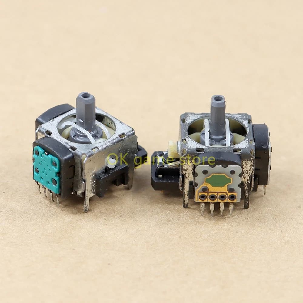 1PC Per PS3 Originale Verde Utilizzato 4pin 3D Analogico Joystick Sensore A Bilanciere Potenziometro Per Playstation3 Console di Gioco Accessori
