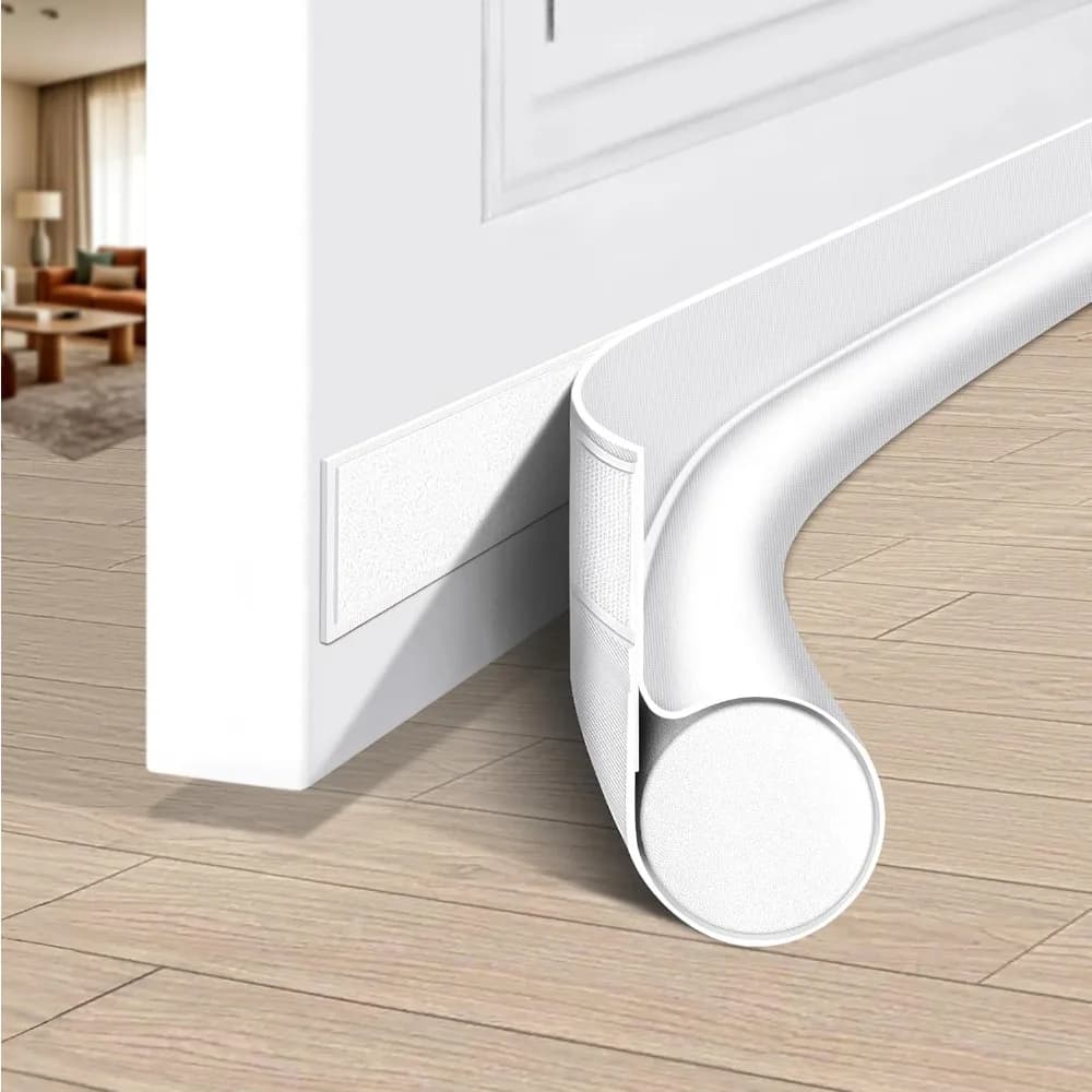 HomeProtect Sotto la porta Tappo antispiffero Guarnizione della porta Spazzatura della porta Ridurre l'aria fredda Blocco antispiffero insonorizzato anteriore