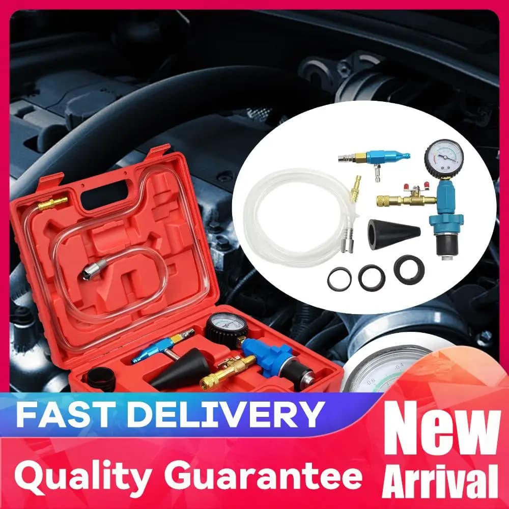 Kit di Ricarica e Spurgo Sottovuoto per Sistema di Raffreddamento, Set per Cambio Antigelo per Auto, Furgoni, SUV e Camion