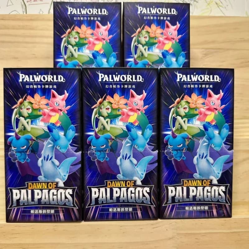 In Stock Original Palworld Trading Card Game Dawn Of Palpagos Serise Chinese Version Booster Pack Collection Surprise Toys Cards