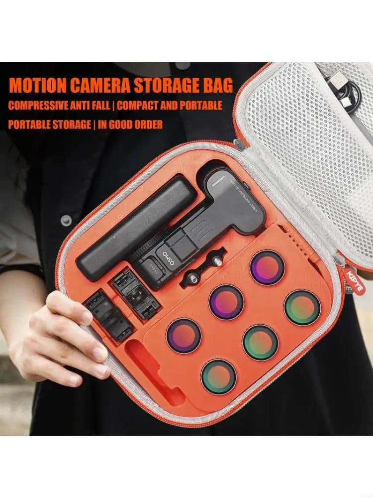 MultiCompartment Padded Holder For Action 6 Camera Box Ensuring Safe Transport