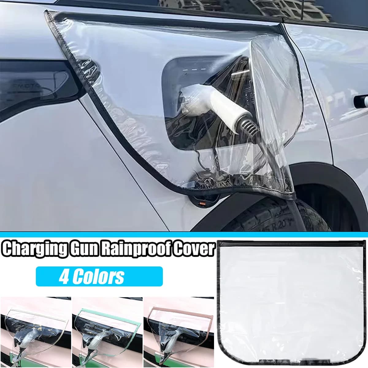 Pistola di ricarica magnetica per auto Copertura antipioggia Auto estive Coperture di protezione antipolvere antipioggia necessarie per esterni Accessori auto