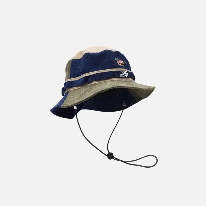 2026 Human Made Bucket Hat Patchwork Design Unisex Sun Protection Retro Casual Cap