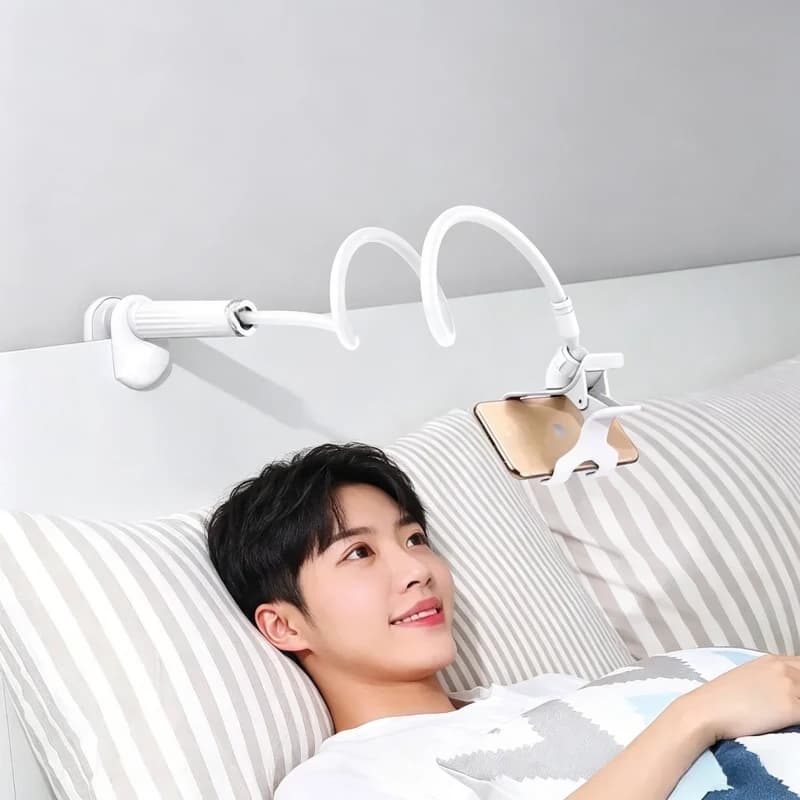 Supporto per cellulare multi-lunghezza da 2 pezzi, supporto a sospensione per comodino, per iPhone, iPad, tablet, Samsung, Xiaomi