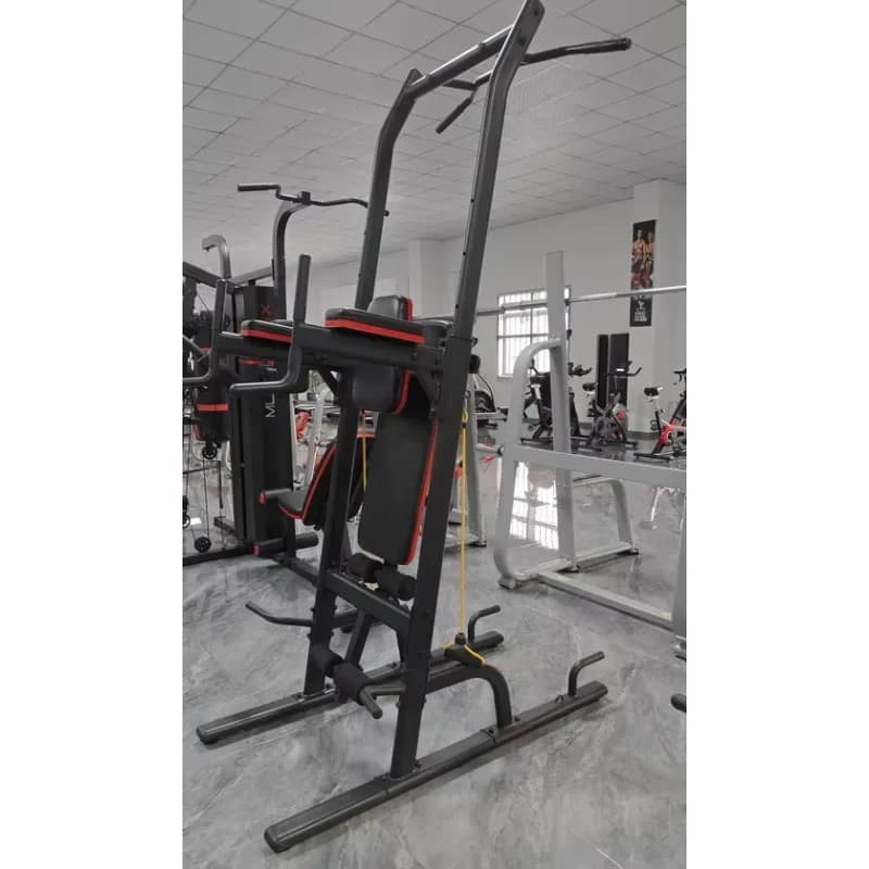Wall mounted multifunction station for home gym with parallel pull-up dive bar for force training recently
