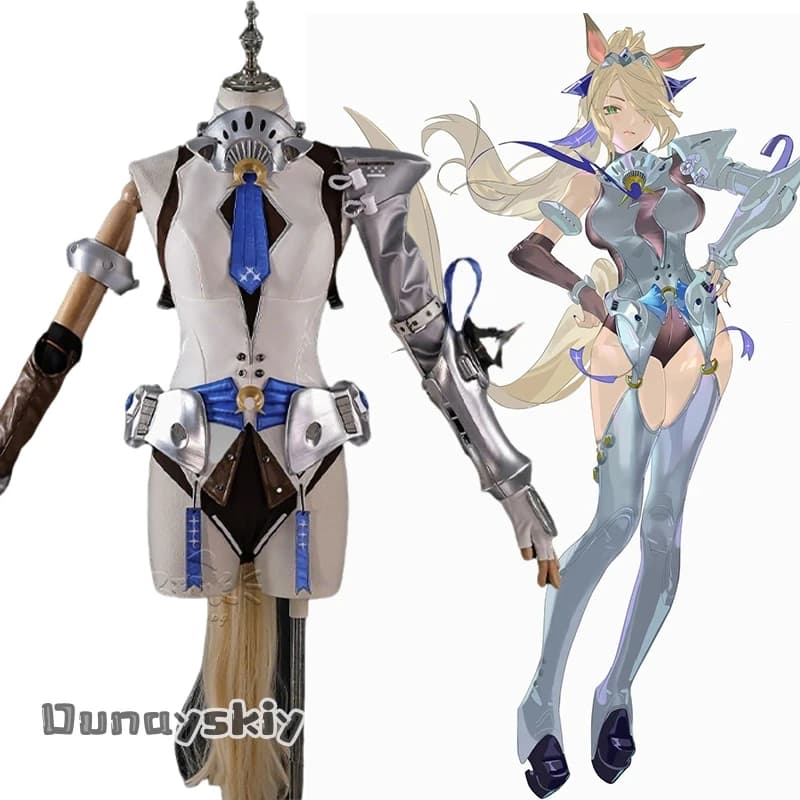 CR6.25*Zenless Zone Zero Sigrid Horse Centaur Full Set Two Dimensional Game Cosplay Costume For Women Halloween Wigs handsome