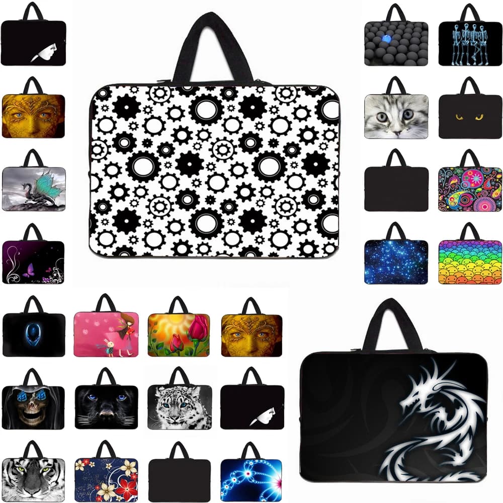 Borsa per Notebook in Neoprene, Custodia per Mini PC 10-17 Pollici, Borse per Laptop Compatibili con Macbook Air M4 13 14 15 16, Teclast T65 Max, DELL XPS
