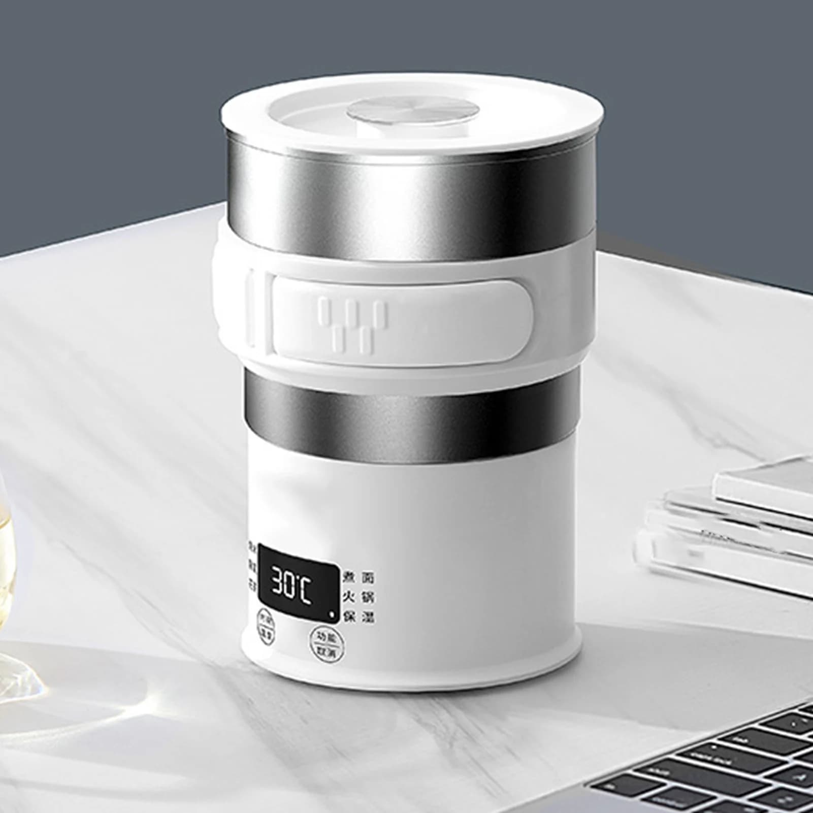 Bollitore elettrico da viaggio pieghevole Spegnimento automatico Pentola per caldaia elettrica pieghevole in acciaio inossidabile