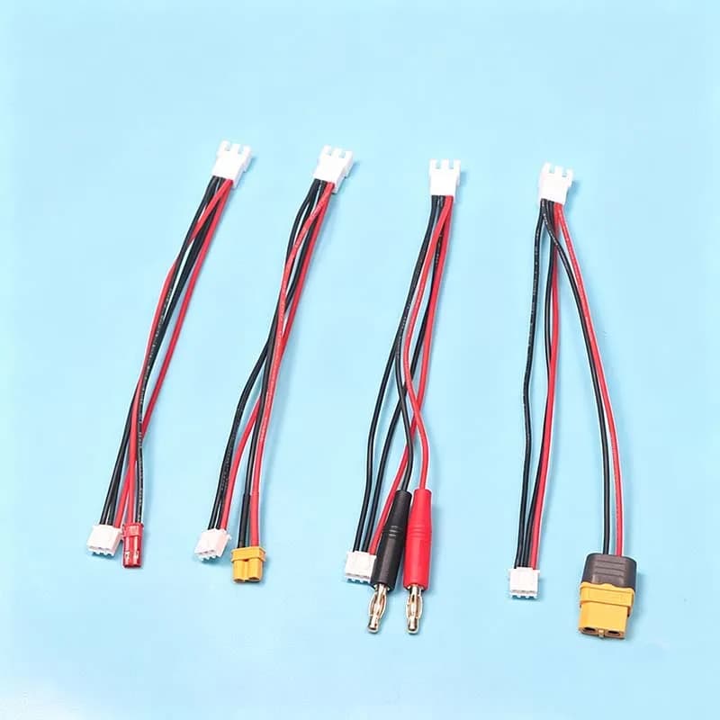 2 connettori bilanciati XH2.54 da batteria a cavo adattatore caricabatterie ISDT per TINY GT7 e GT8 (2S-3S, 380mAh)