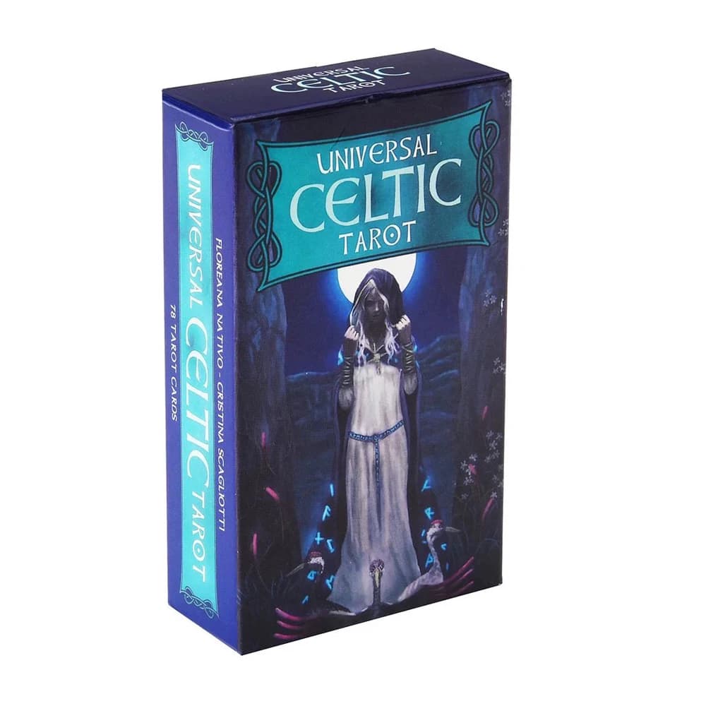 78 carte/mazte di giochi da tavolo per tarocchi celtici universali Oracle per feste di divinazione del destino Carte da gioco per famiglie Regali di festa