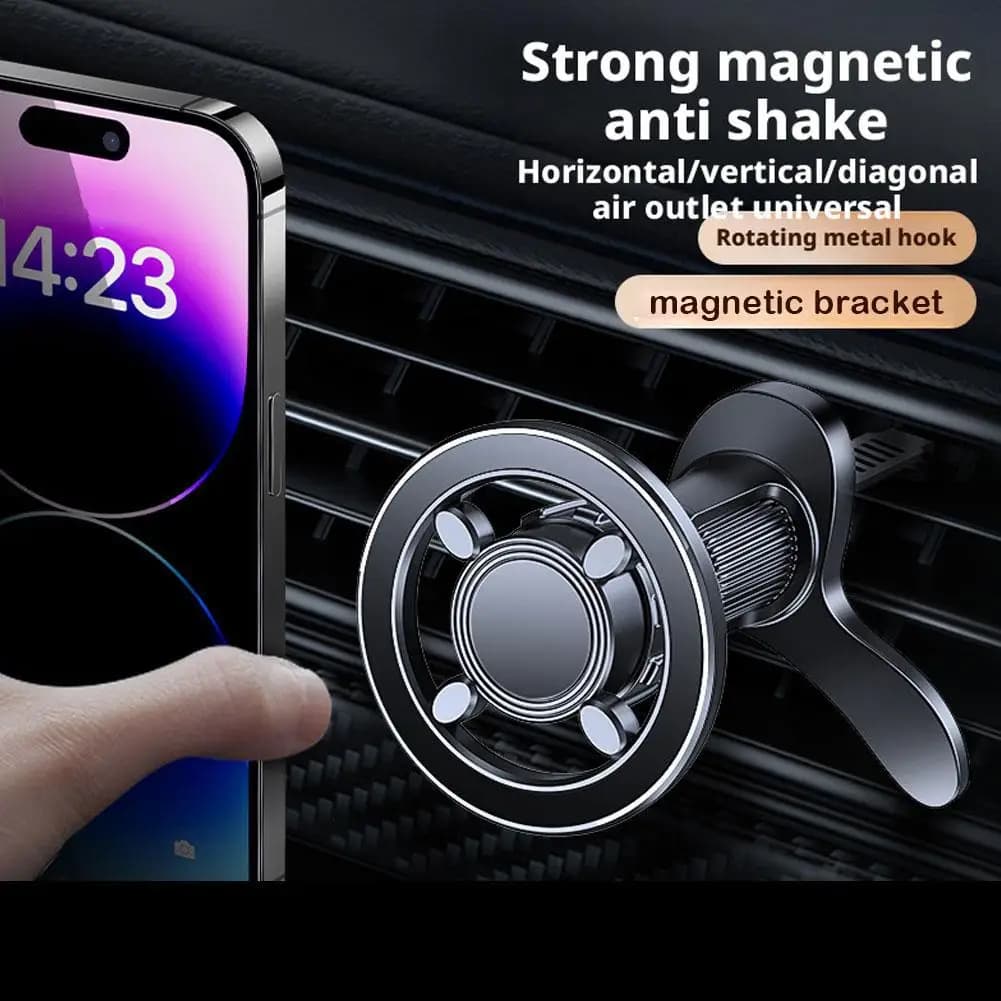 Magnetic Car Mobile Phone Holder Car Air Outlet Navigation Bracket GPS Mobile Stand In Car Magnetic Multifunctional Phone Holder