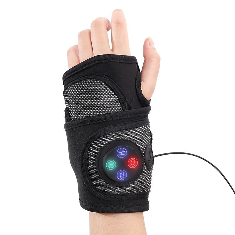 Braccialetti massaggiatore massaggiatore gasbag multifunzione vibrazione estrusione riscaldamento giunti del polso allevia i campi delle mani