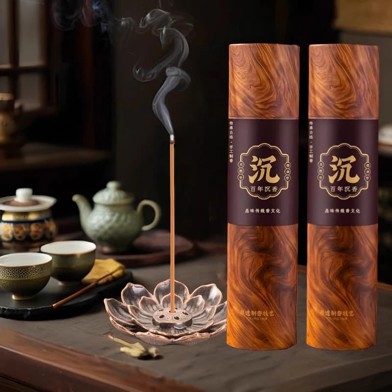 Bastoncini di incenso naturale Eaglewood da 200 g circa 400 bastoncini Riposo del sonno e deodorizzazione a lunga durata Incensi in stick OUDH da 21 cm