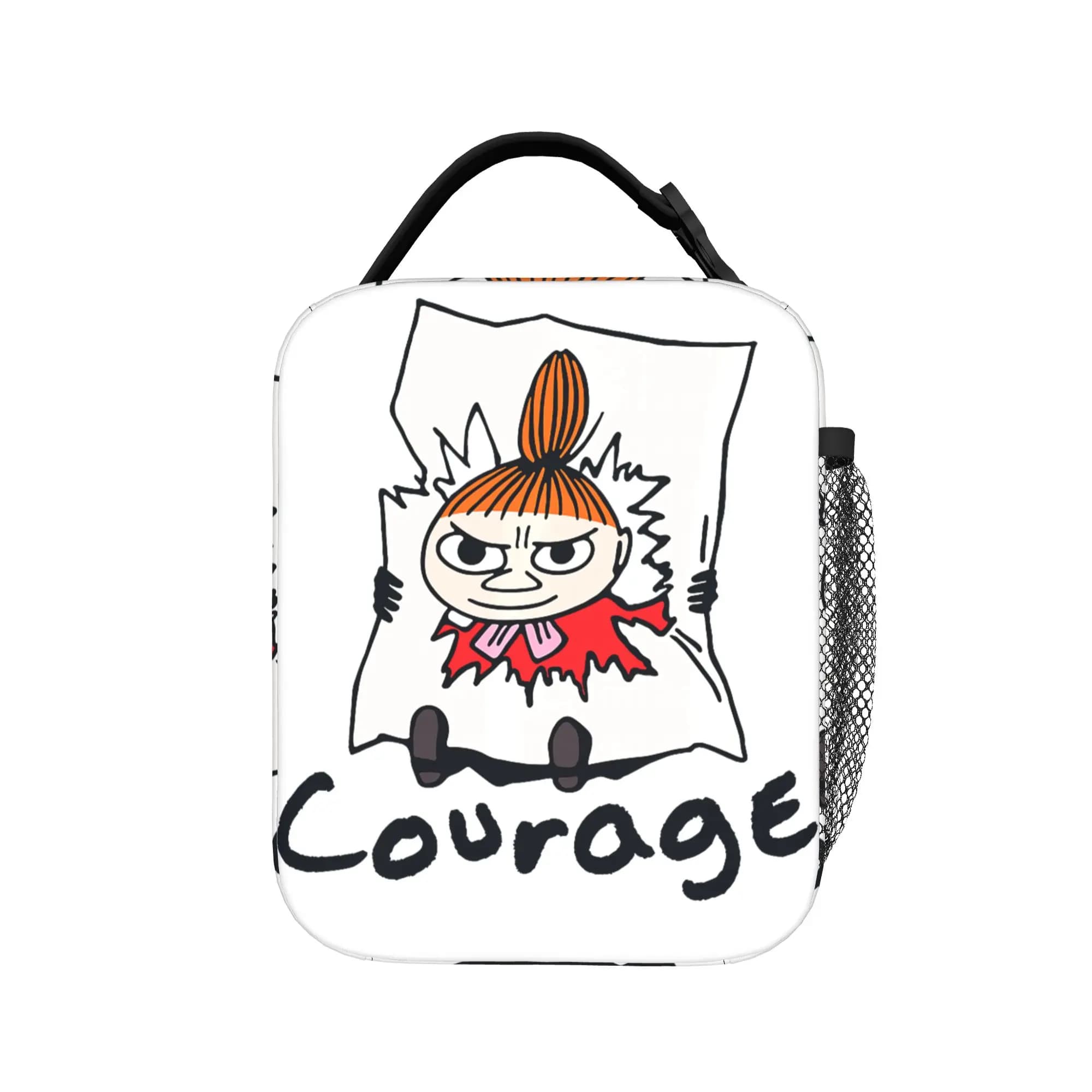 Moomings Little My Courage Insulated Lunch Bags Cooler Bag Meal Container Portable Tote Lunch Box Food Handbags Work Outdoor